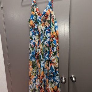 Vacation vibes tropical dress